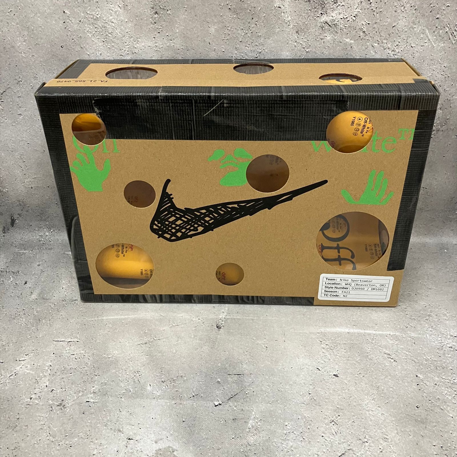  Off-White × Nike Dunk Low 1 of 50 21 オフホワイト ナイキ ダンク ロー f 216 スニーカー 靴