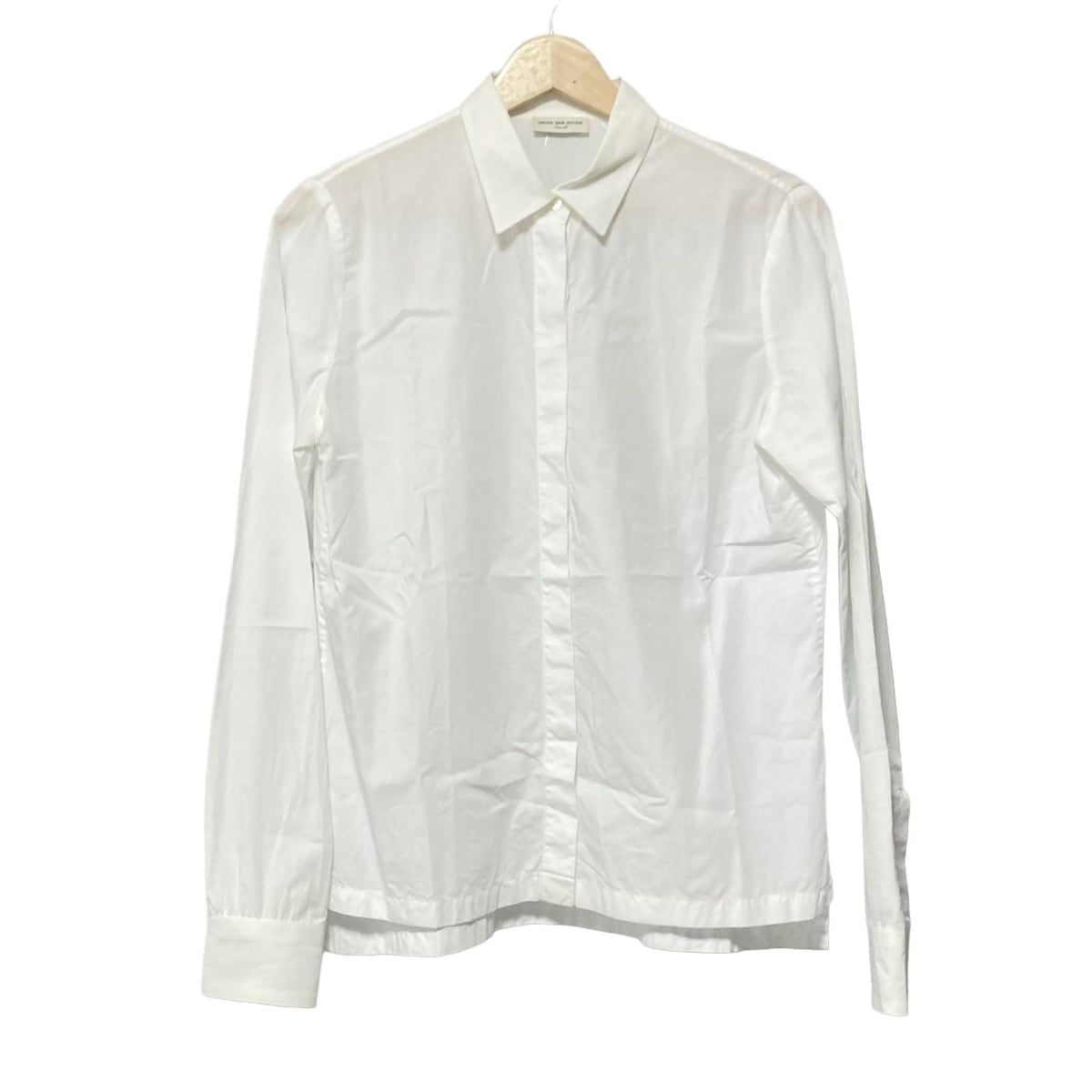 DRIES VAN NOTEN ドリスヴァンノッテン 長袖シャツブラウス サイズ38 L レディース - 白