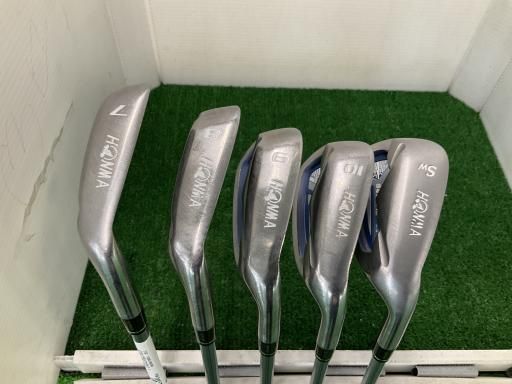本間ゴルフ Be ZEAL 525 5S レディース アイアンセット IR VIZARD for Be ZEAL アイアン フレックスL レディース 女性用 右利き 右用 Cランク ゴルフクラブ