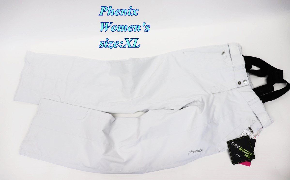 ちょっとワケあり フェニックス レディース スキーパンツ サロペット XL ホワイト PS5820B65 スポーツ R2511-008