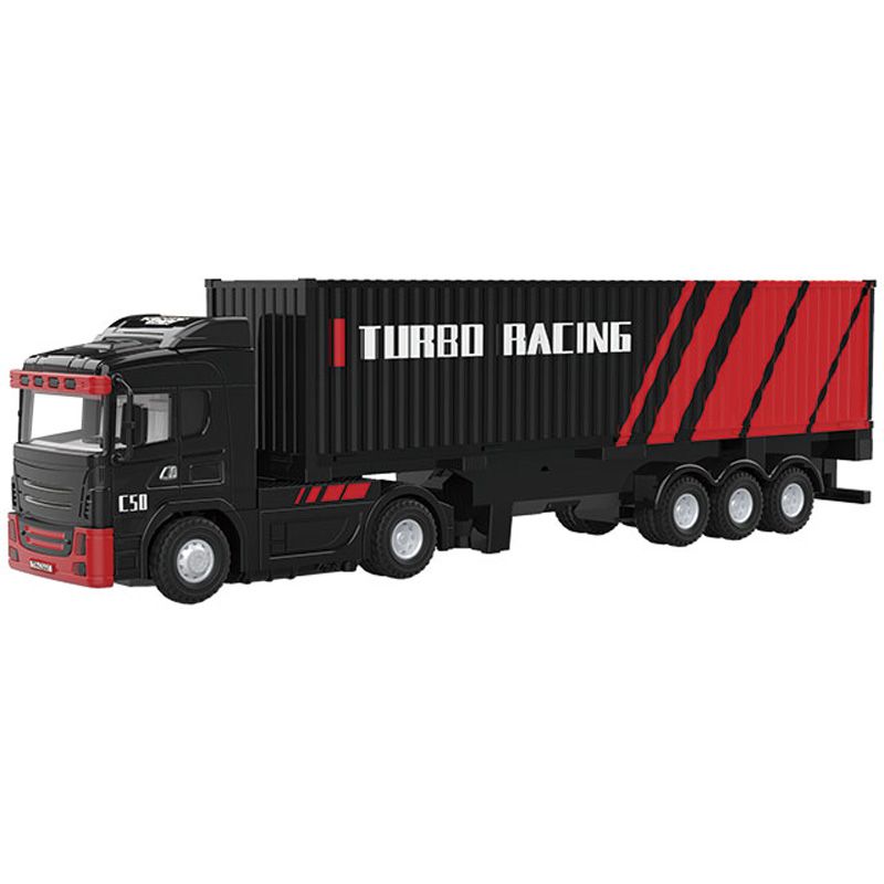 メーカー HITEC Hitecマルチプレックスジャパン 1 76 C 50 Black Trailer Truck RCトレーラーセット