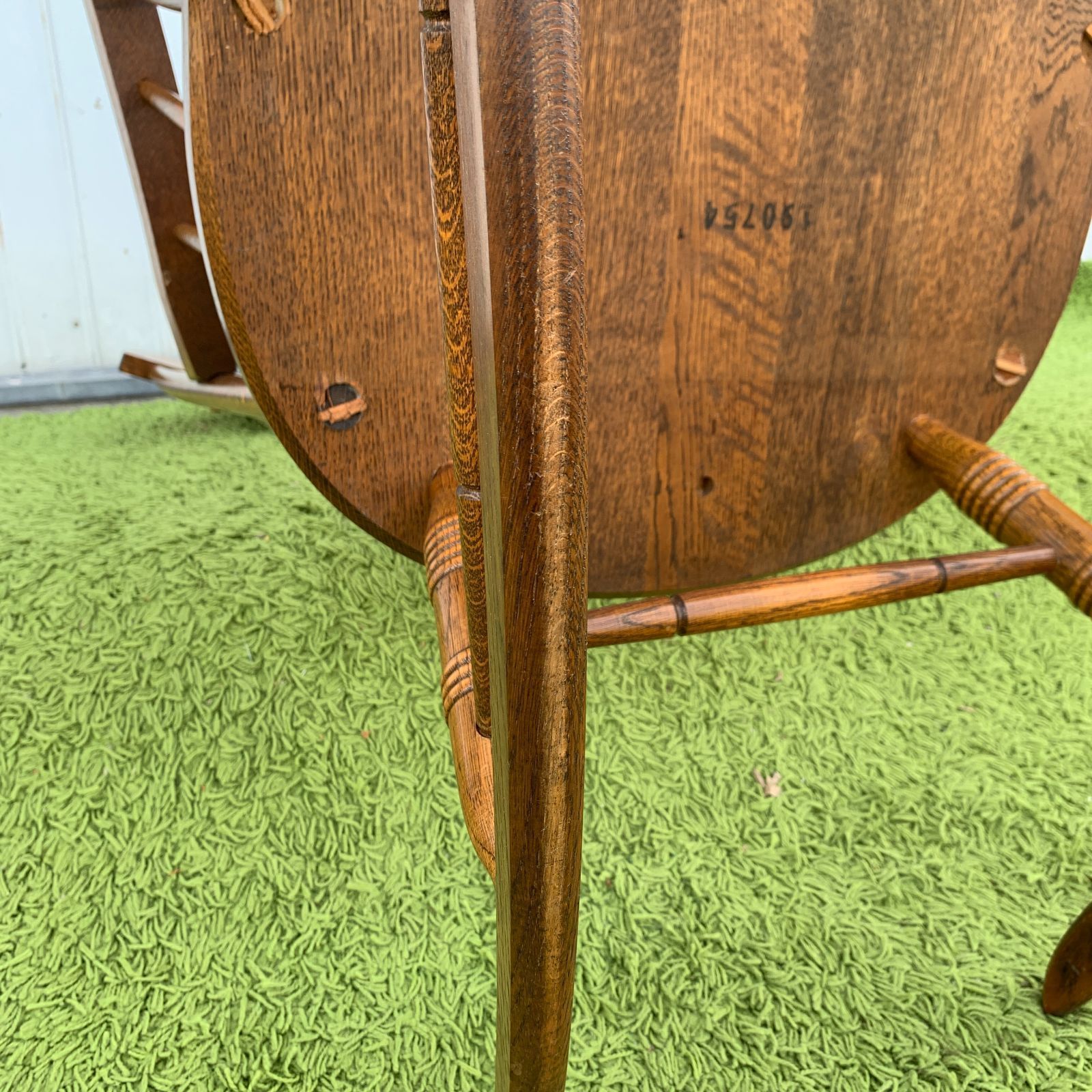 キツツキマーク 飛騨産業 ロッキングチェア 彫刻 HM-0154 MARWIL-DEMENAGEMENTS_CH