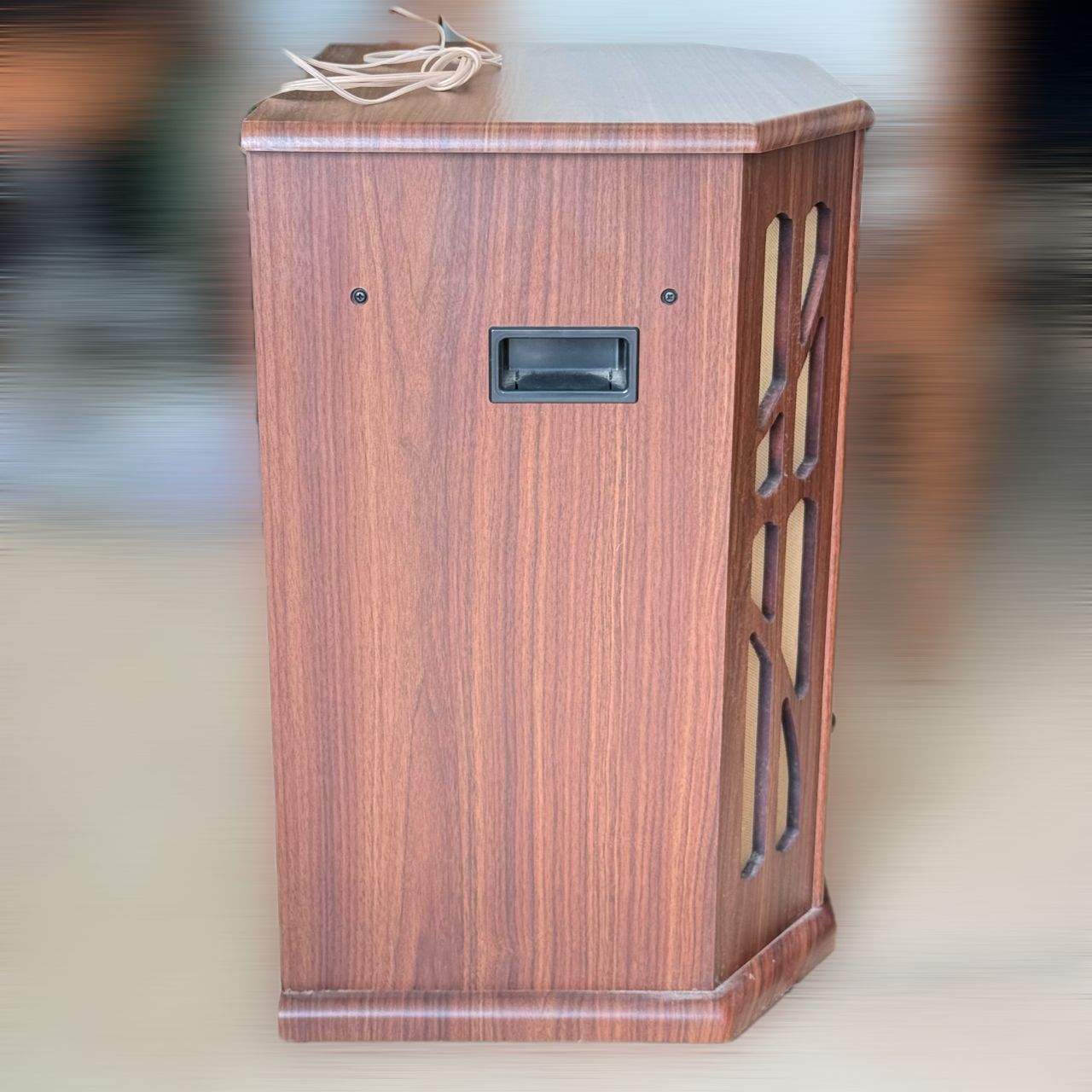  GP 70 家具調ステレオ レコード CD カセット FM AM 一体型 プレーヤー 音聴箱 2006年製 木製キャビネット 引き出し付 レトロ インテリア 日本コロンビア CD MD カセットデッキ ラジオ コンポ