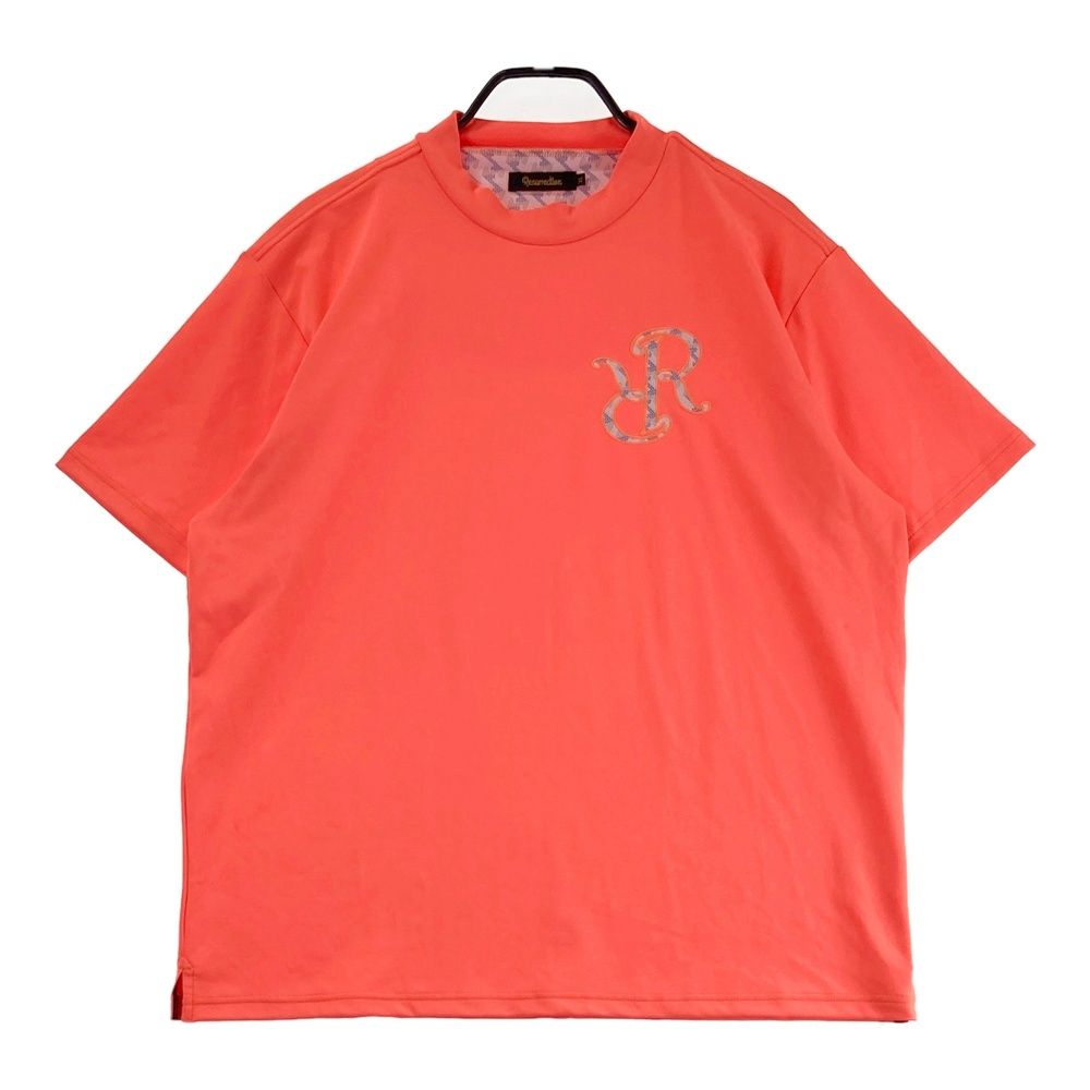 サイズ XL RESURRECTION レザレクション モデル ハイネック 半袖Tシャツ オレンジ系 240101549249 ゴルフウェア メンズ ストスト