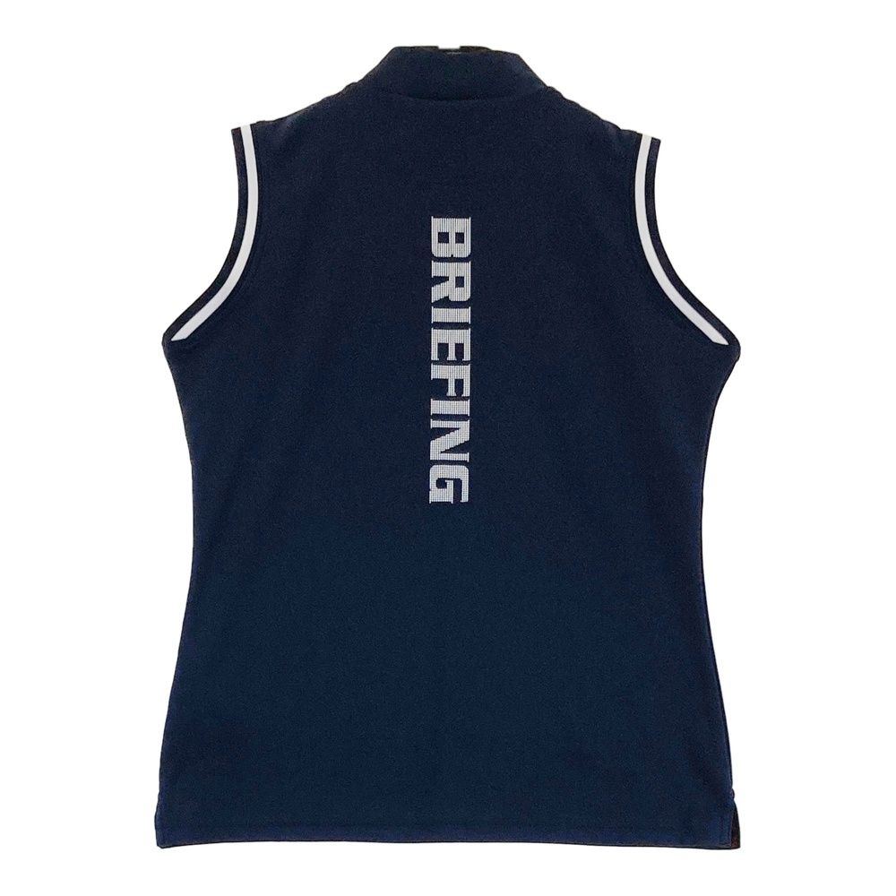 サイズ M BRIEFING GOLF ブリーフィング モデル ハイネックノースリーブシャツ ネイビー系 240101551141 ゴルフウェア レディース ストスト