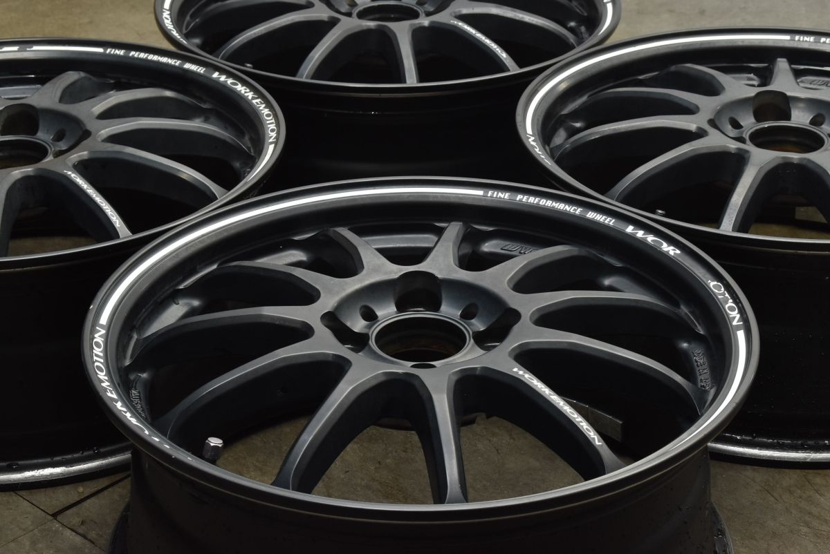 程度良好 WORK EMOTION 11 R 16 in 6 5 J 52 PCD 100 アクア ヤリス フィット ノート マーチ デミオ ロードスター スイフト エモーション