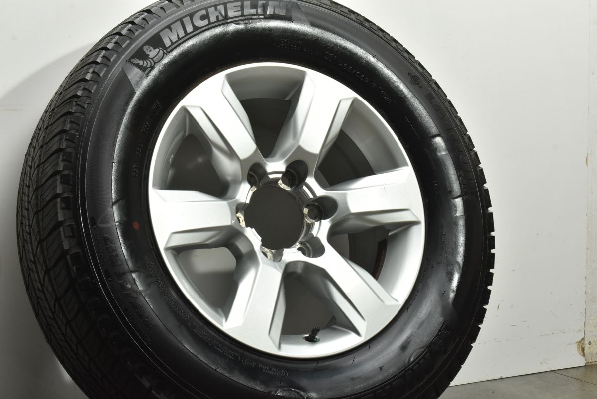 程度良好 トヨタ 150 ランドクルーザー プラド 中期 17 in 7 5 J 25 PCD 139 ミシュラン ラチチュードツアー 265 65 R 1本