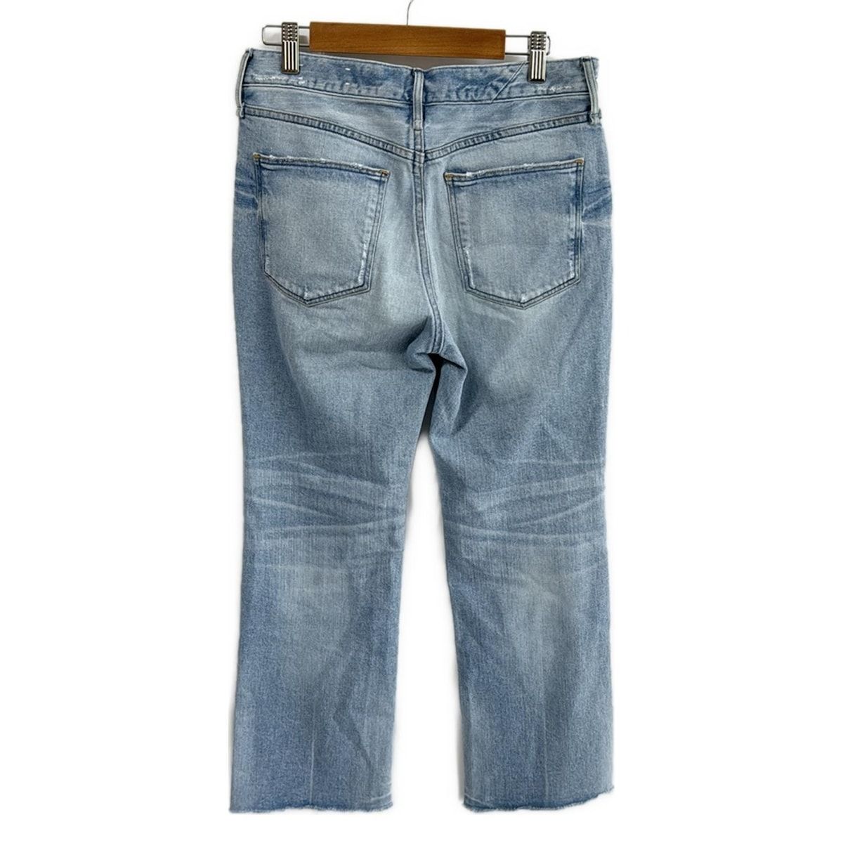 upper hights アッパーハイツ ジーンズ サイズ24 レディース - ライトブルー フルレングス ダメージ加工