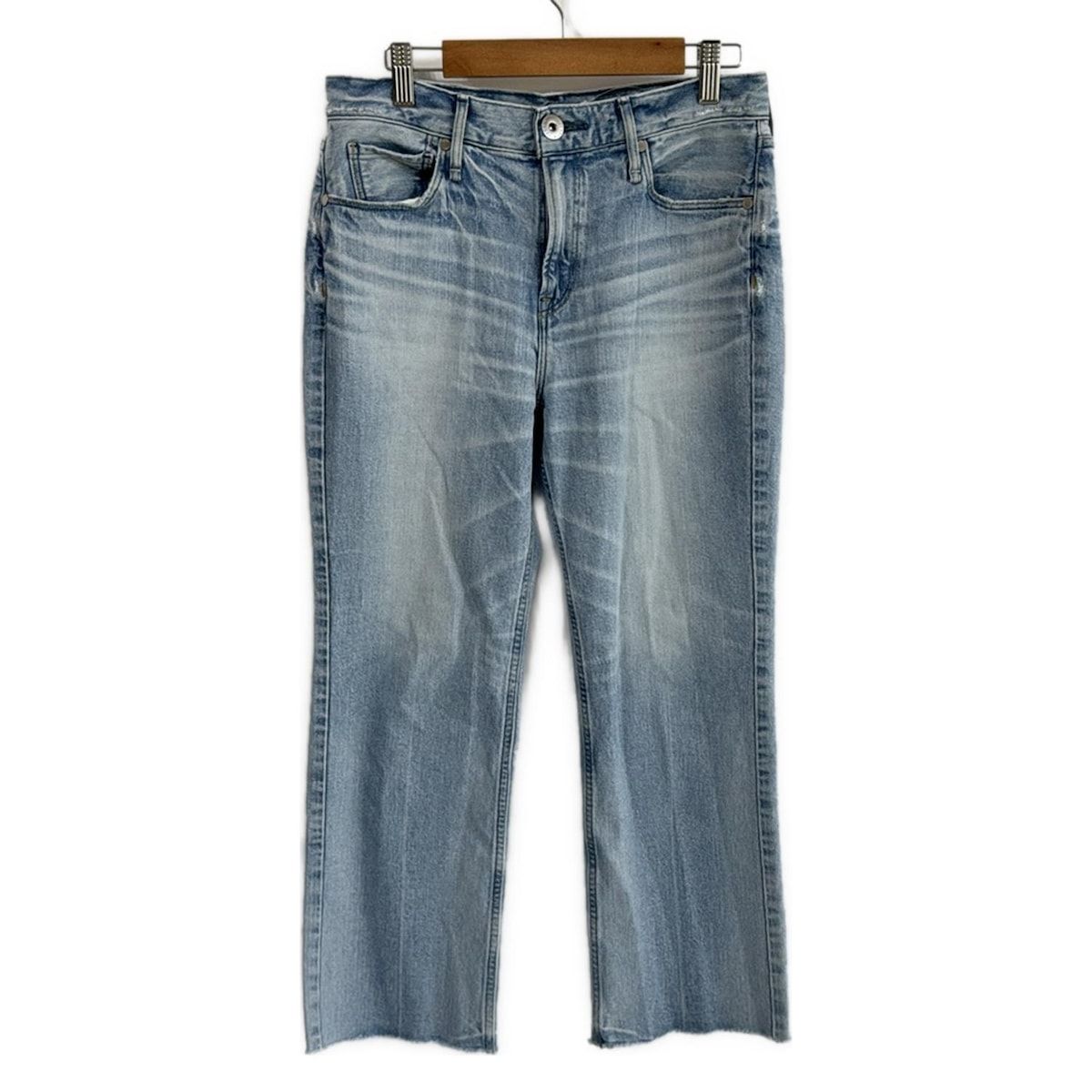 upper hights アッパーハイツ ジーンズ サイズ24 レディース - ライトブルー フルレングス ダメージ加工