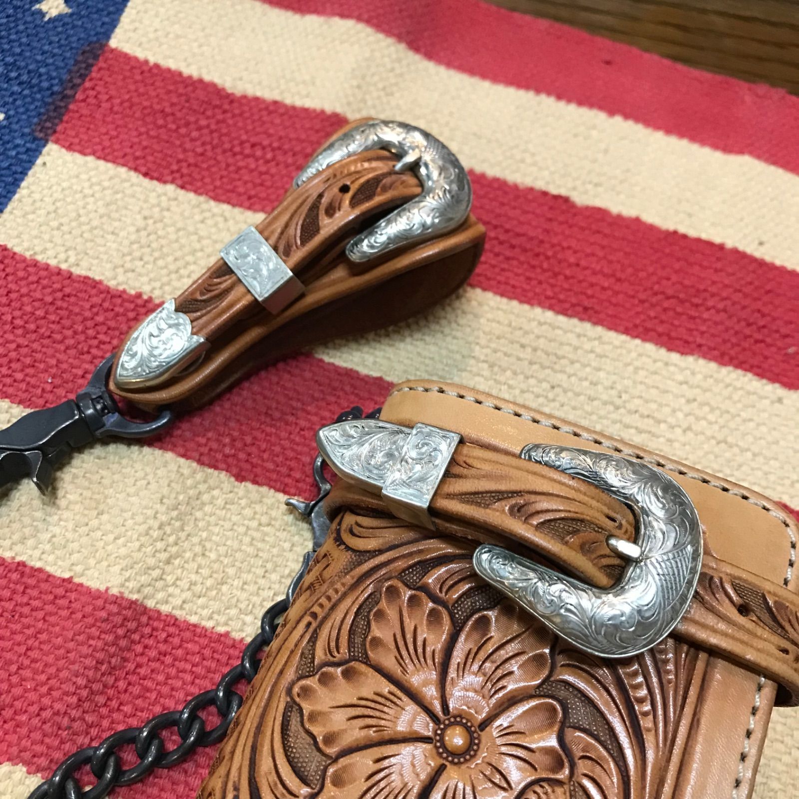 FUNNY ファニー ウォレット 長財布 ライダースウォレットウォレットチェーン キーリング 牛革