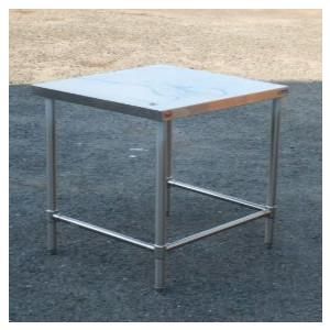 マルゼン 業務用 ステンレス 作業台 W750 D700 H700mm 厨房 スチコン