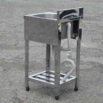  アズマ 業務用 ステンレス 1槽 シンク W 400 D 450 H 800 90 ｍm 厨房 KP 1-400 40 cm その他 キッチンツール