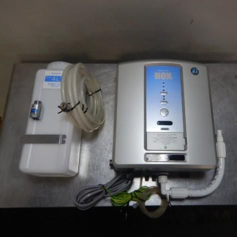 2016年製 ホシザキ 電解水 生成装置 WOX 40 WA 壁掛け 酸性電解水 殺菌水 4 L 分 減圧弁 濃塩水タンク付 5時間 電解槽洗浄済