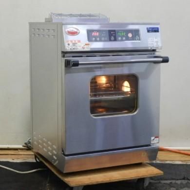 2017年製 マルゼン コンベクション オーブン MCO-5T W470D570H675mm LPガス 100V 53kg 1 2ホテルパン 3段 対流式 プロパン