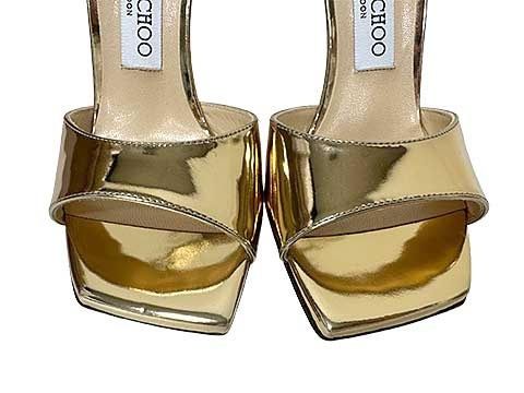 JIMMY CHOO ジミーチュウ 靴 サンダル レディース ウエッジサンダル ゴールド BRIEN 110 36＿S 25＿s-0177-r 25＿セルモアから