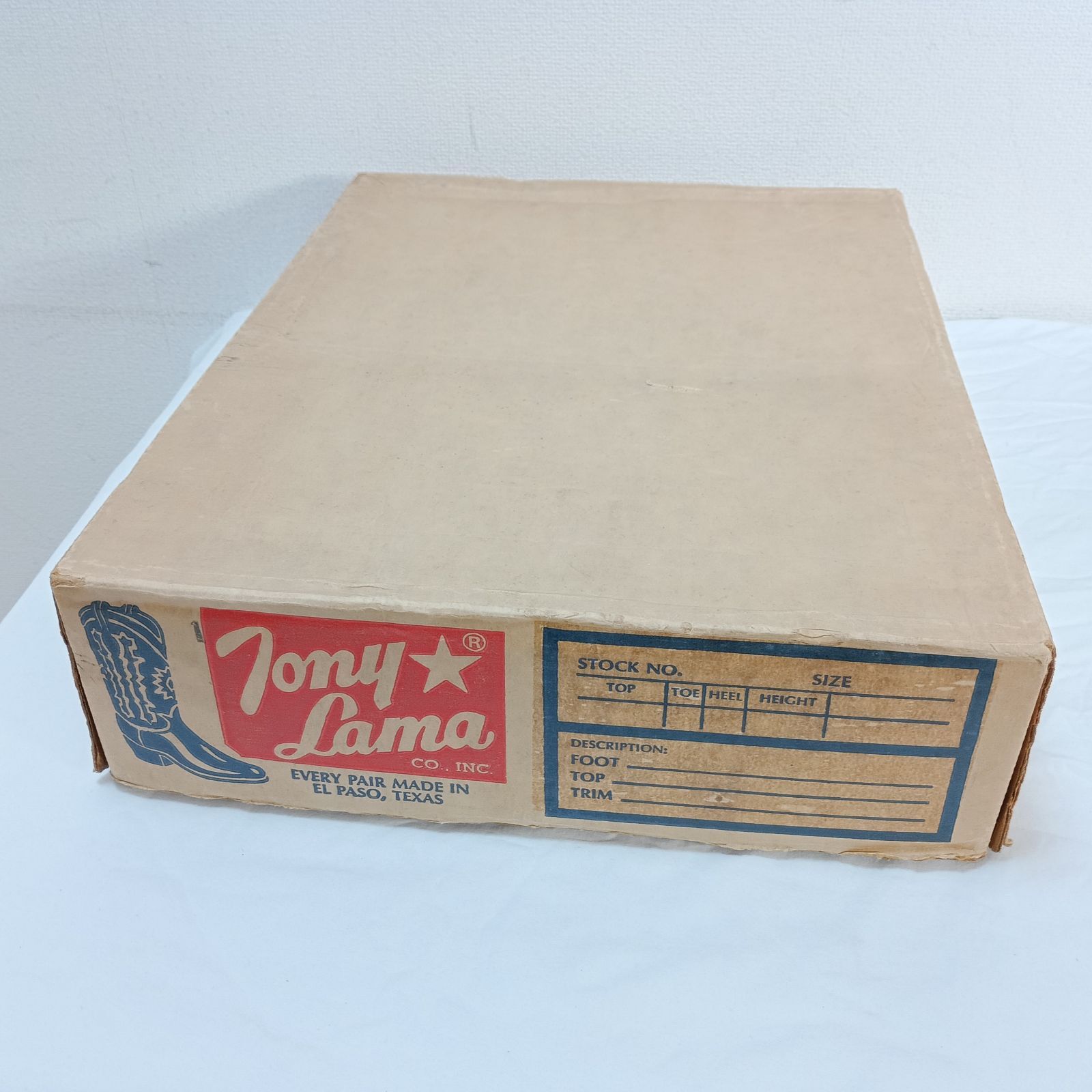 1411 TONY LAMA トニーラマ ウエスタンブーツ ビンテージ アメリカ製 ブラウン 靴 ファッション