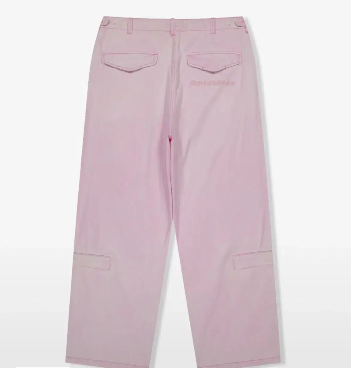 YESEYESEE ブリーチド アビエイター パンツ ベビーピンク M