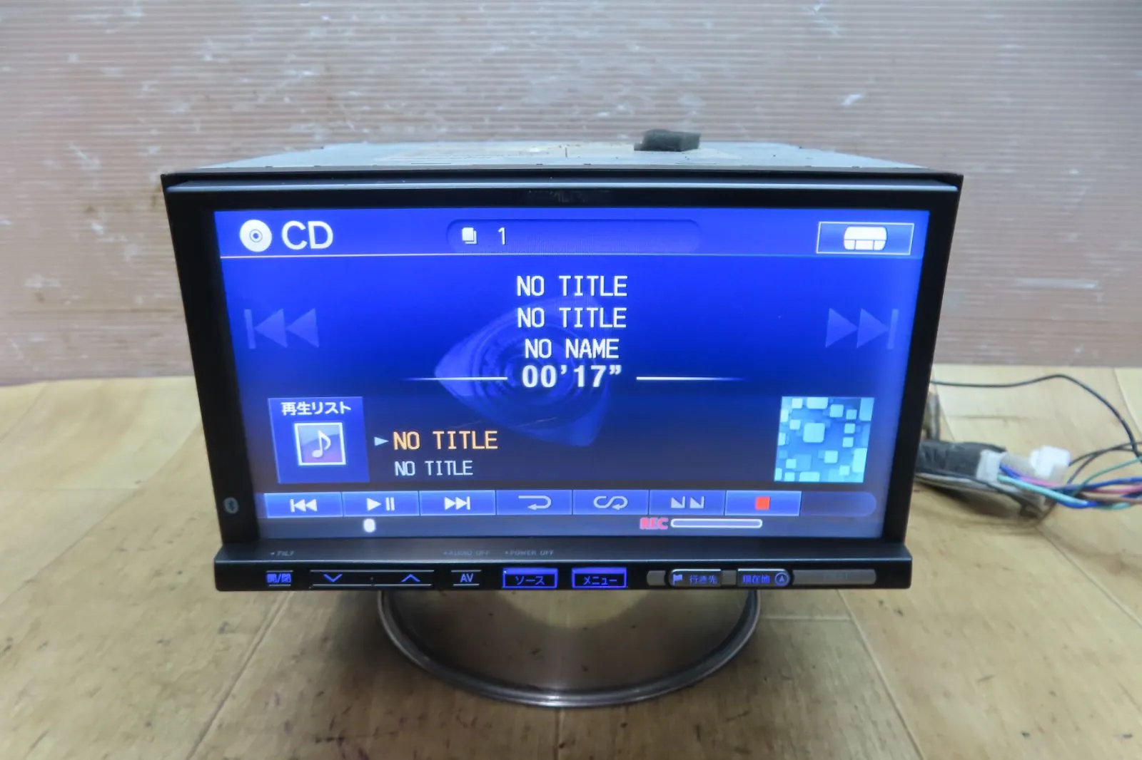 ☆Bluetooth フルセグ搭載!! マツダ 純正 ナビ CA9PA NVF-0638ZM 地図
