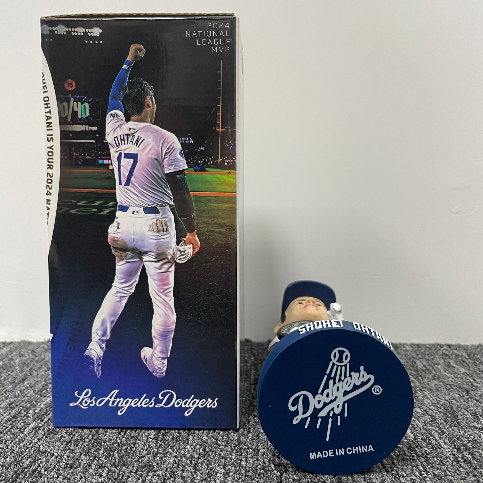 大谷翔平 ボブルヘッド 2025 MVP Dodgers シルバーバット 限定 - メルカリ