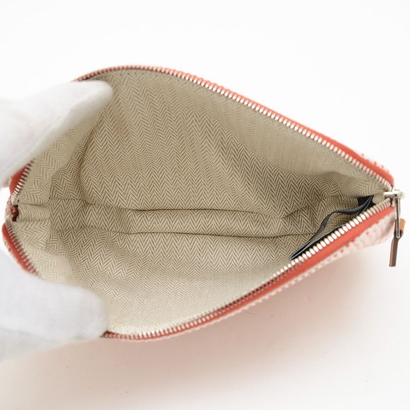 エルメス エシャペ コスメポーチ トワルH コニャック DECORATOM_COM_BR