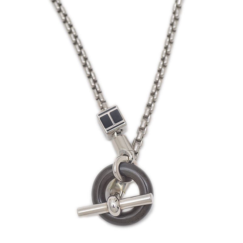 エルメス メリメロ ネックレス メタル シルバー