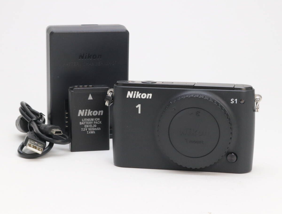 AB Nikon ニコン 1 S1 ボディ ブラック 初期不良返品対応 110-203