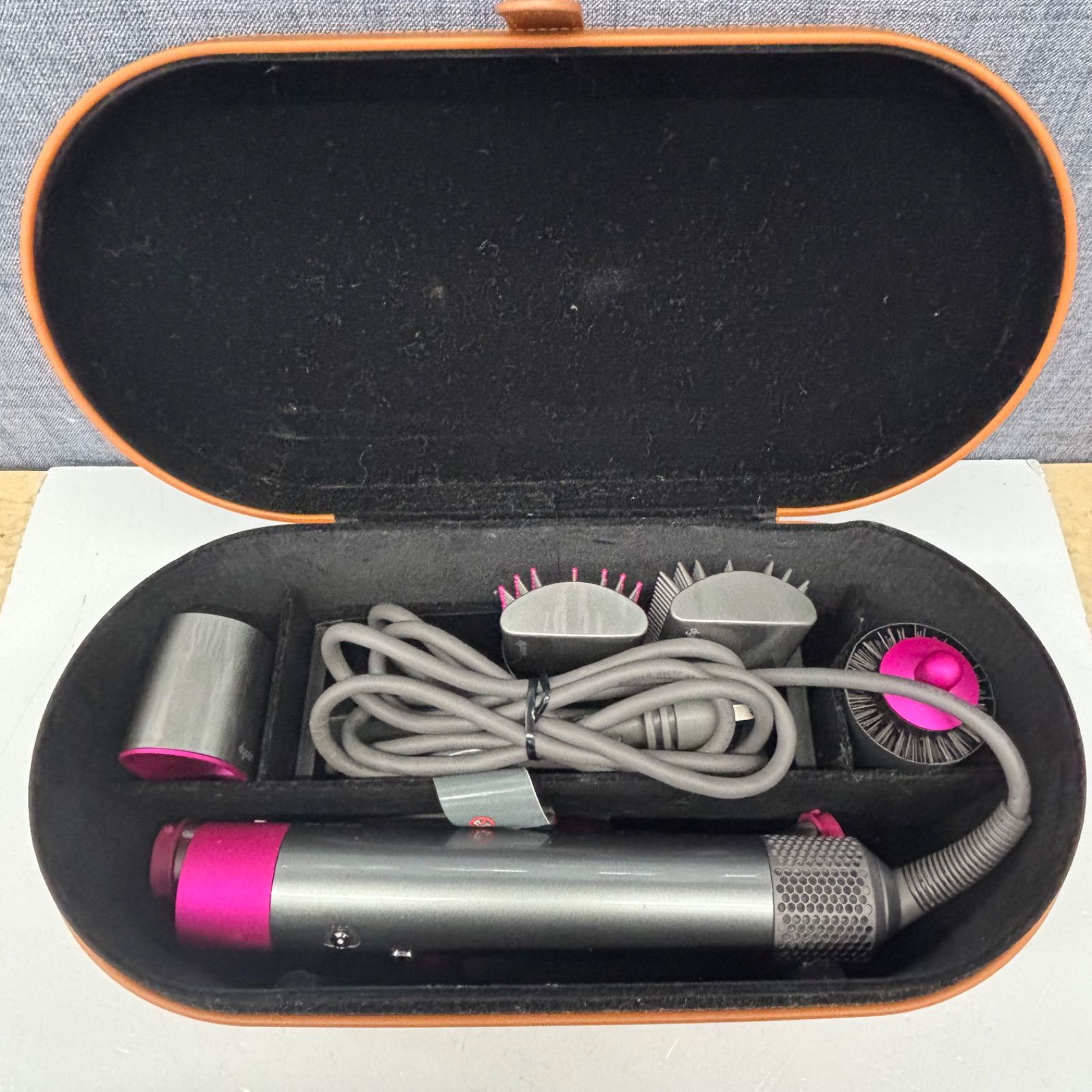 Dyson ダイソン Airwrap エアラップ ヘアスタイラー Complete ニッケル HS01COMFN ドライヤー カール ブロー ドライ スタイリング BOX付き