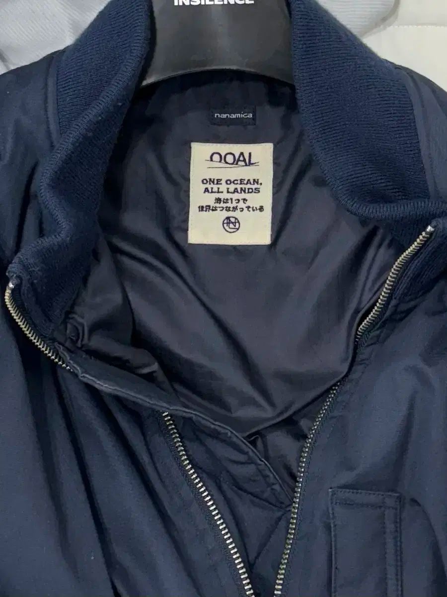 L nanamica ナナミカ インシュレーション スタジャン ネイビー KANDAIZUMI_COM