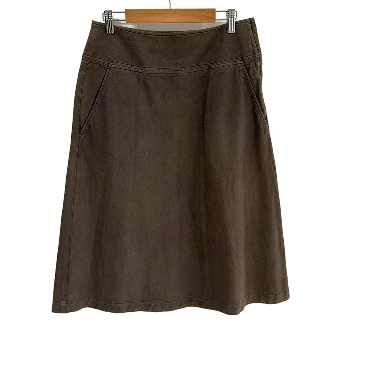 Plantation プランテーション ロングスカート サイズS レディース - ダークブラウン