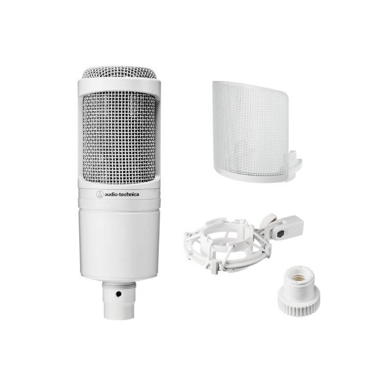オーディオテクニカ AT2020 CWH コンデンサーマイク ホワイト