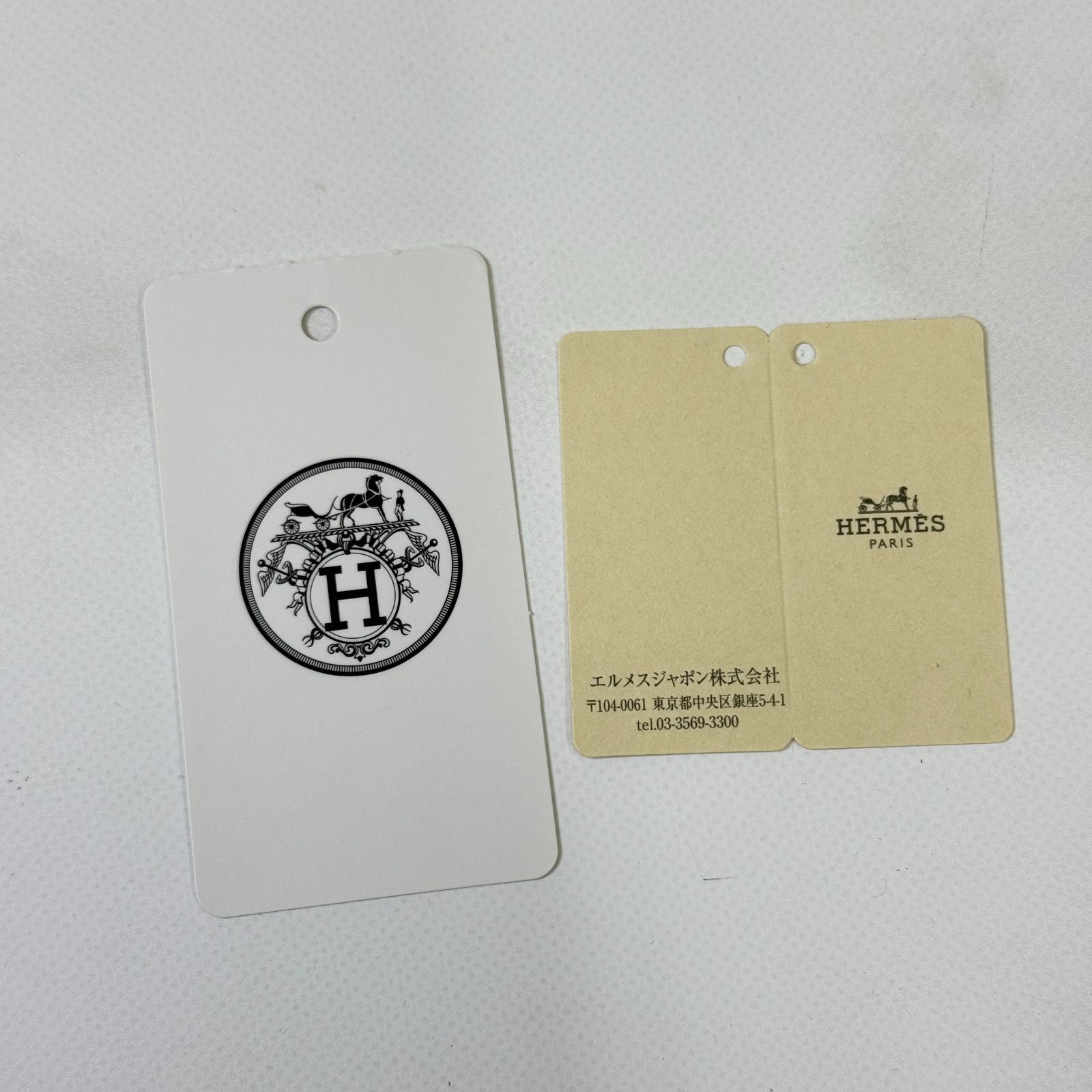 鑑定済み 】エルメス トライアングル ジェアン《 ローブ・レジェール