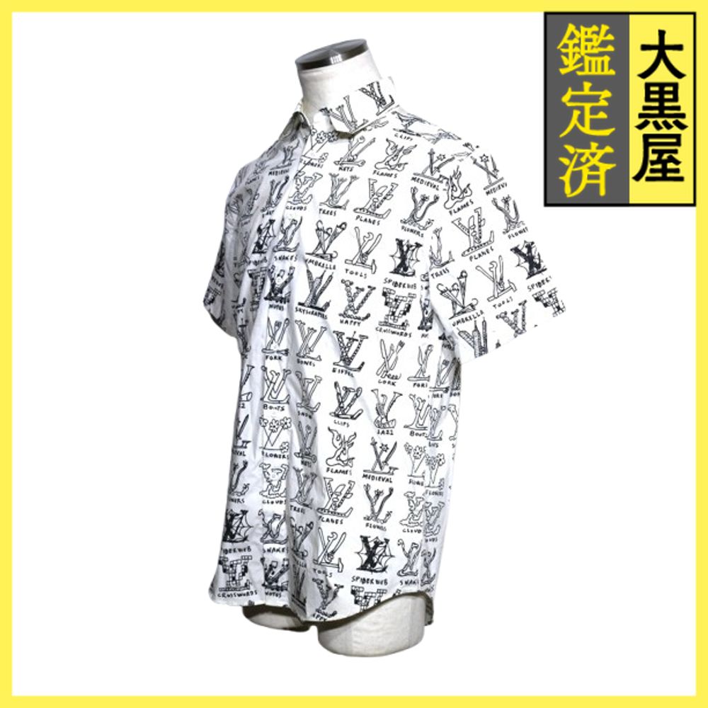 ルイ ヴィトン ロゴプレイズ シャツ RM211M ZIU HKS19W 200