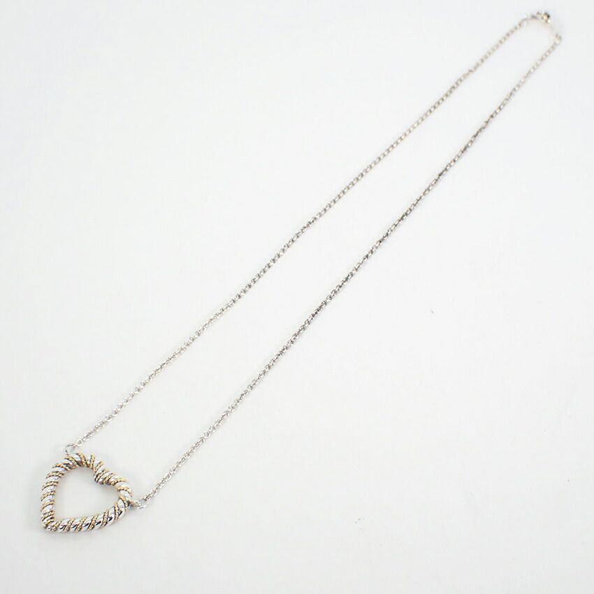 ティファニー 925 750 ツイスト ハート ネックレス j81-5 FORTGASGNV_COM_BR