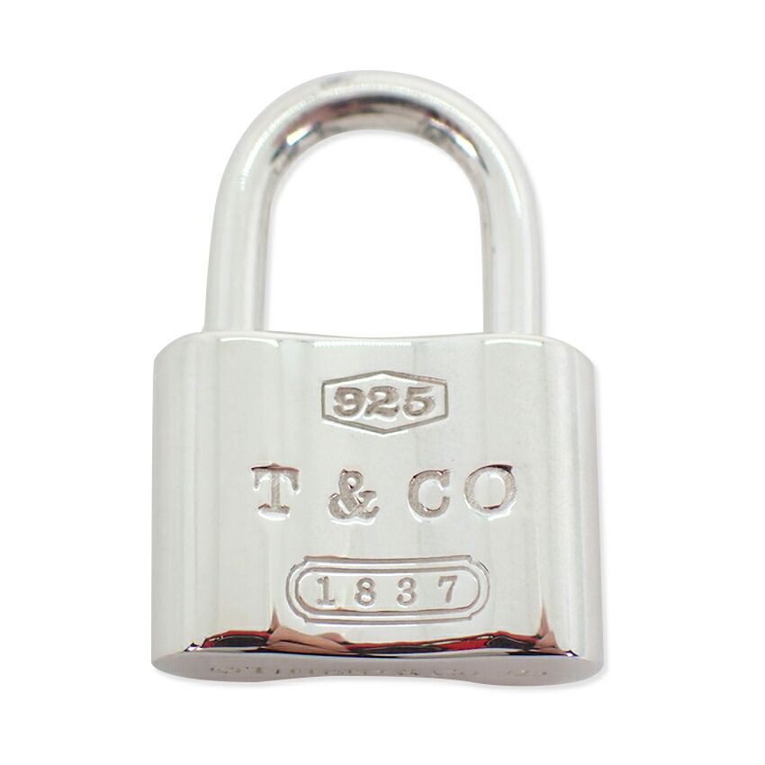 ティファニー 925 1837 パドロック ペンダントトップ j81-3