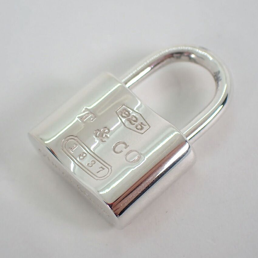 ティファニー 925 1837 パドロック ペンダントトップ j81-3