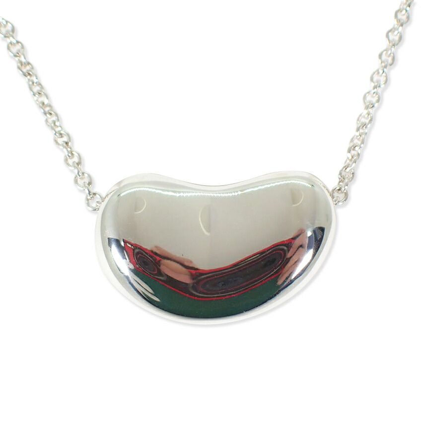 ティファニー 925 ビーン ペンダント ネックレス j81-10