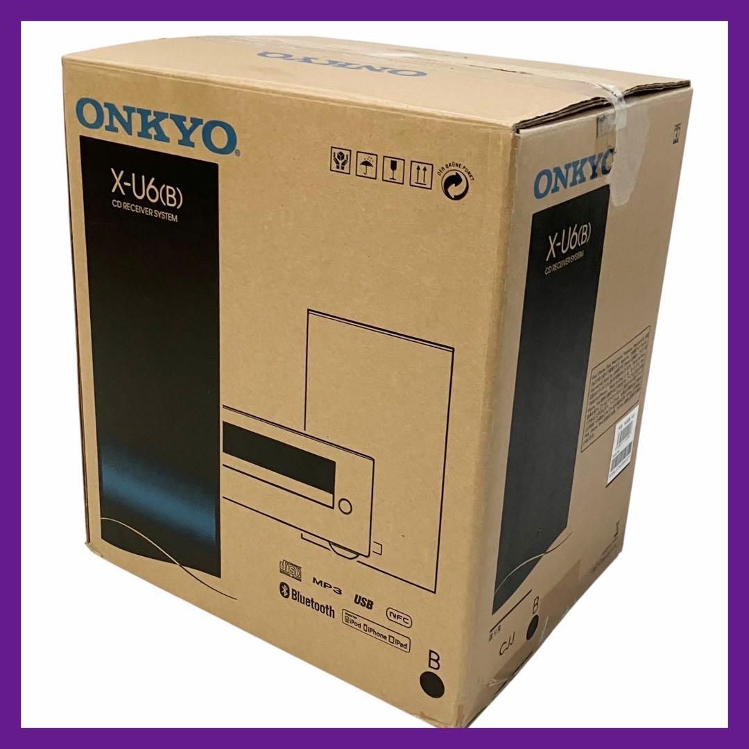 ONKYO CDレシーバーシステム X-U6 B ブラック オンキヨー