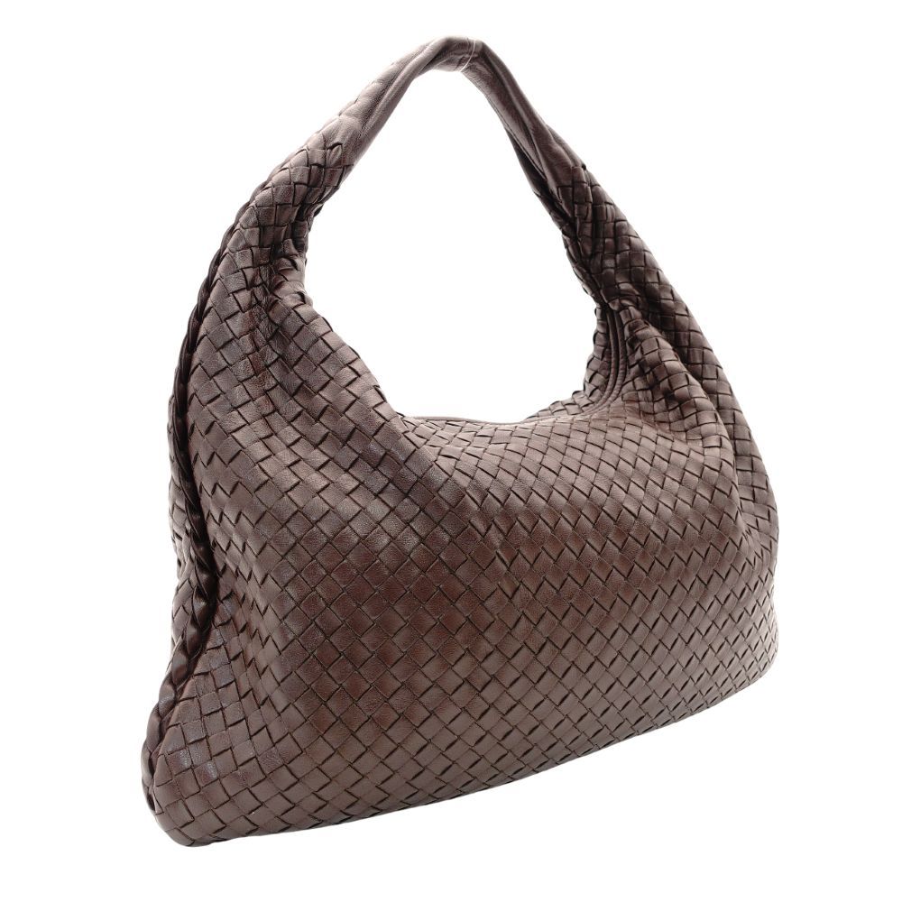 ボッテガヴェネタ Bottega Veneta イントレチャート ショルダー ブラウン レザー 茶色 ワンショルダー 7-10-538 DECORATOM_COM_BR