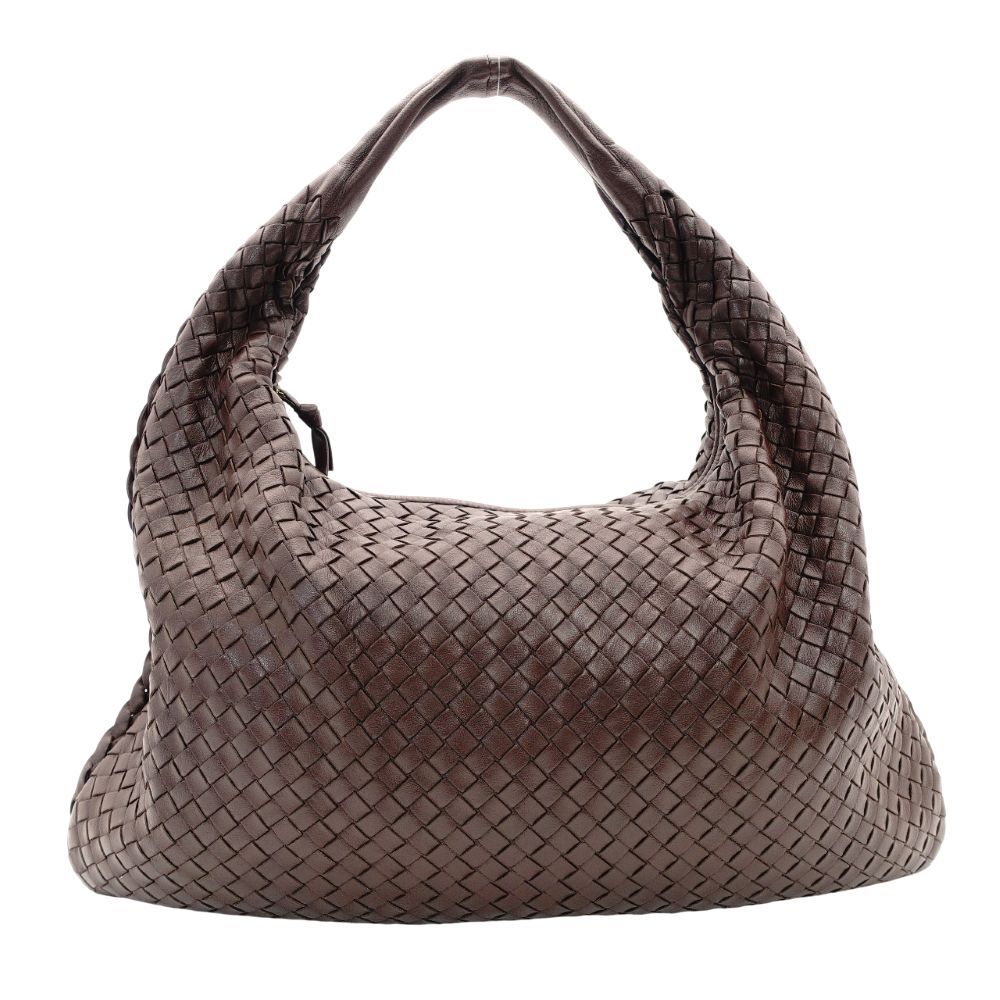 ボッテガヴェネタ Bottega Veneta イントレチャート ショルダー ブラウン レザー 茶色 ワンショルダー 7-10-538