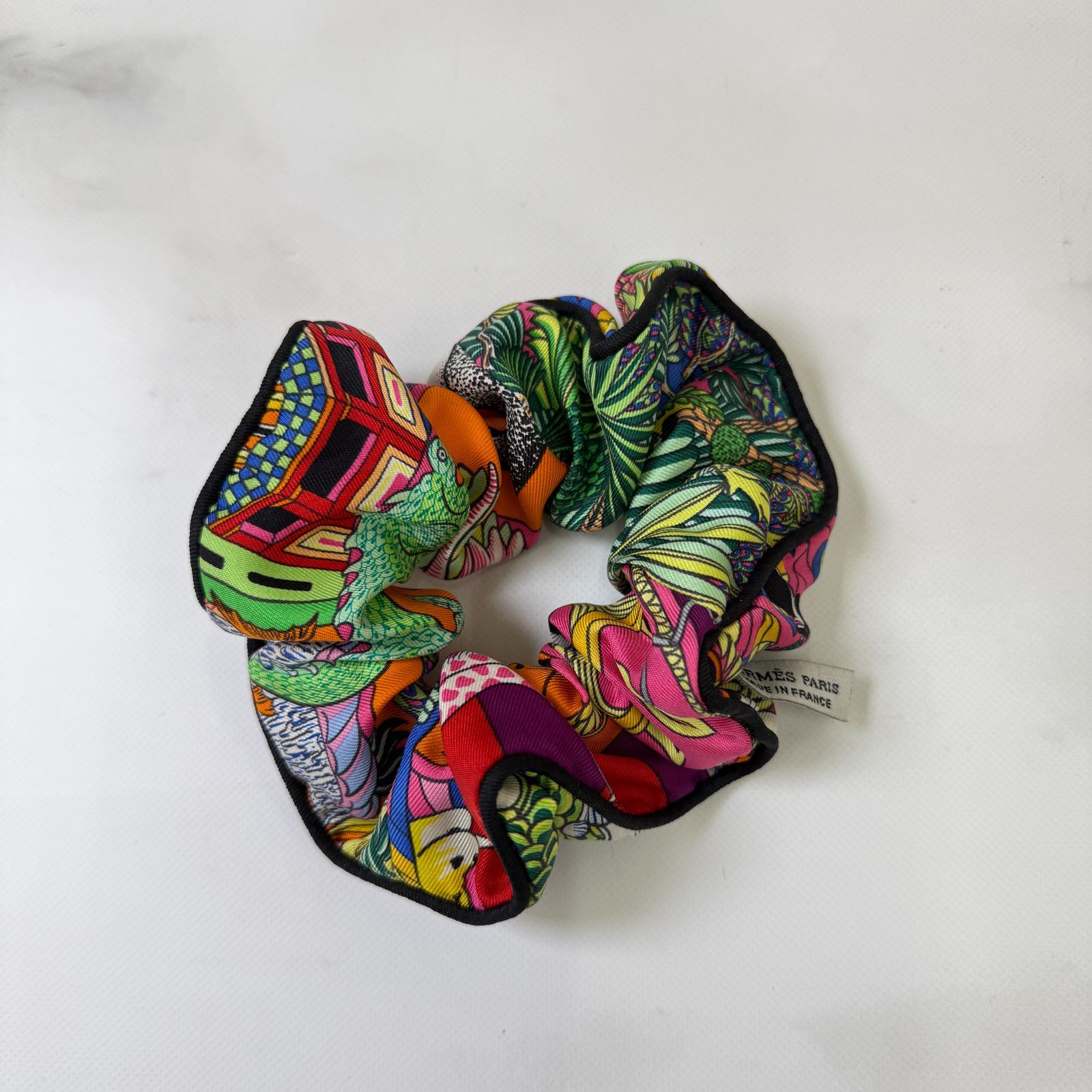 【新品未使用】HERMES シュシュ　クラウディア　アニマポリス エルメス Hermes HERMES シュシュ クラウディア CHOUCHOU CLAUDIA