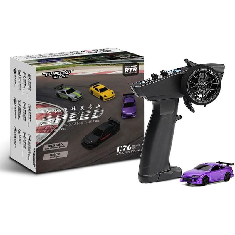 メーカー HITEC Hitecマルチプレックスジャパン 1 76 C72 Purple On-road Car 世界最小RCカー