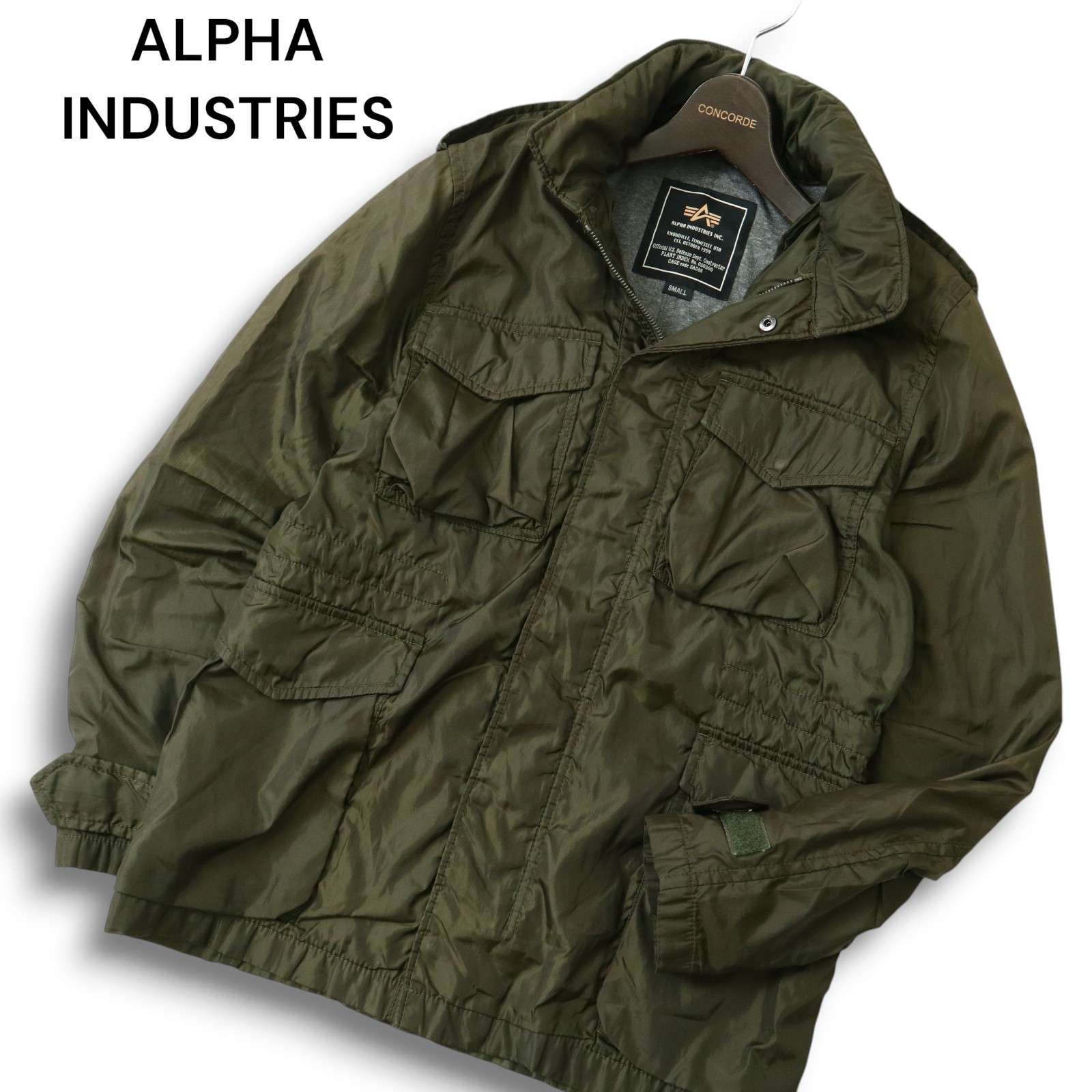 ALPHA INDUSTRIES アルファ 通年 フード収納 ミリタリー フィールド 