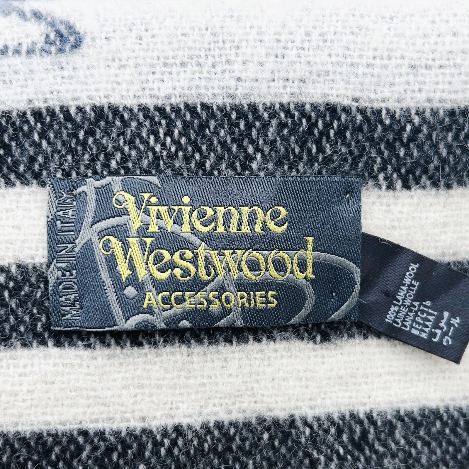 ヴィヴィアンウエストウッド ビッグオーブ ウール 100% マフラー