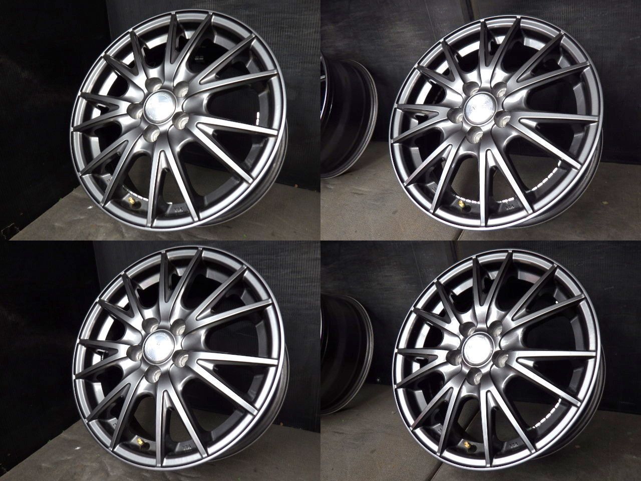 3008 B Weds SHRKEDOWN ホイール 15x6.0J 5穴 PCD100 43 4本