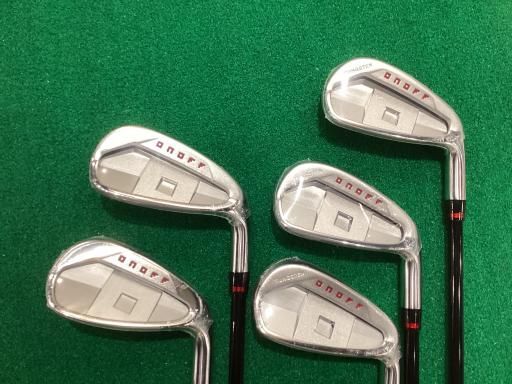 グローブライド ONOFF 2025 AKA 5 S アイアンセット IR SMOOTH KICK MP-522 I フレックスSR メンズ 男性用 右利き 右用 Nランク ゴルフクラブ