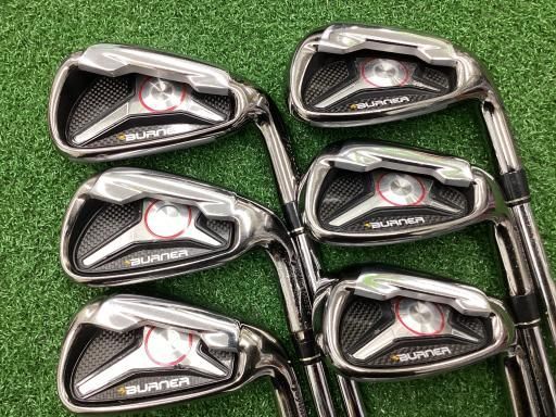 テーラーメイド BURNER 2009 6S USA アイアンセット IR BURNER RE-AX SUPERFAST 85 STEEL フレックスS メンズ 男性用 右利き 右用 Dランク ゴルフクラブ