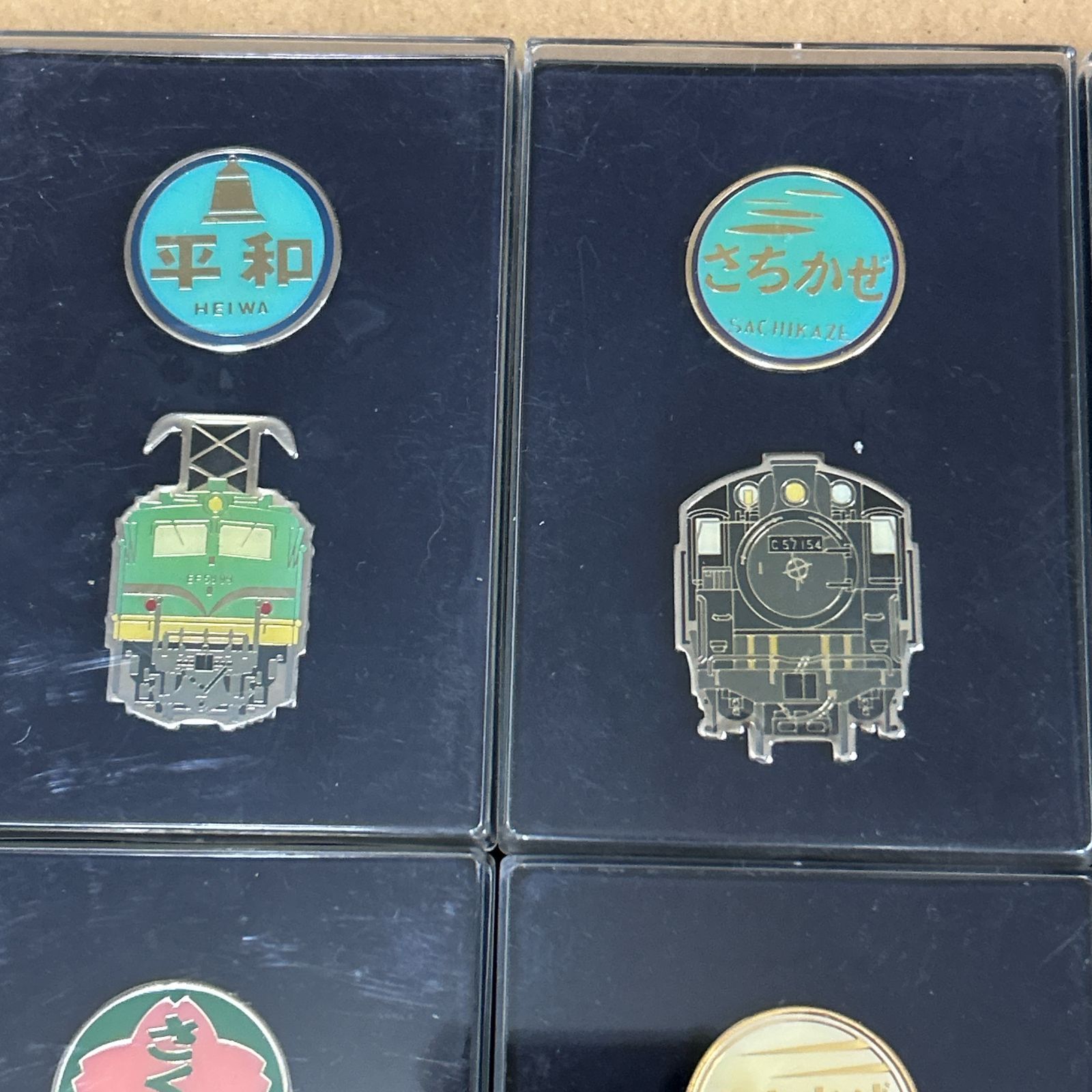 希少☆KONAMI コナミ ヘッドマークミュージアム 機関車 ピンバッジ