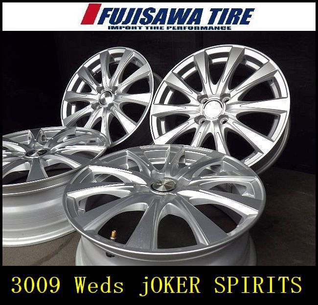 3009 B WedsJOKER SPIRITSホイール 16x6.0J 4穴 PCD100 40 4本