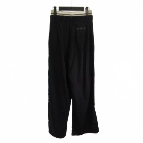 ダブル クロージング ダブスタ DOUBLE STANDARD CLOTHING 2506-170-243B ESSENTIAL パンツ 黒 ブラック 36