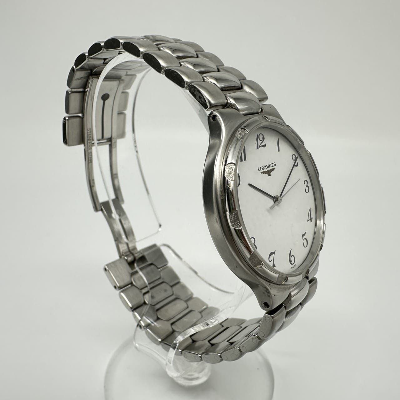 LONGINES ロンジン コンクエスト 腕時計 クォーツ シルバー メンズ レディース ファッション